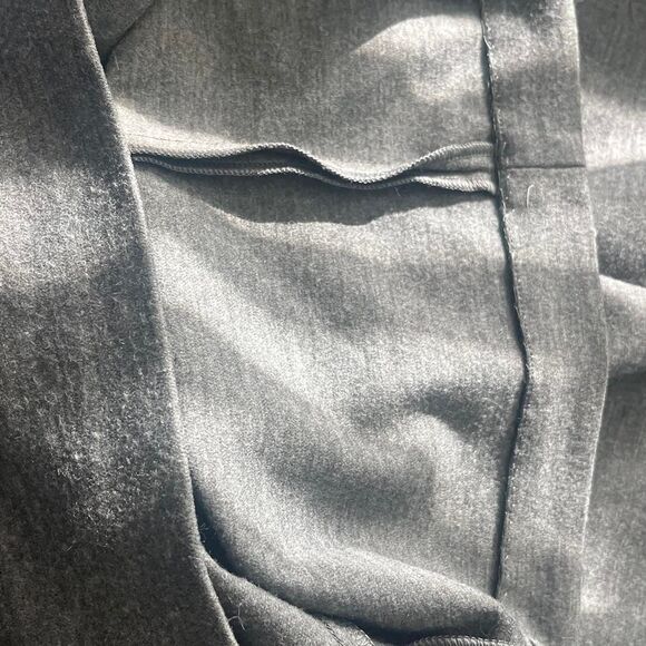 Diane von Furstenberg Grey Sheath Dress 3/4 Sleeve Work Office Classic size 6 - Picture 4 of 4